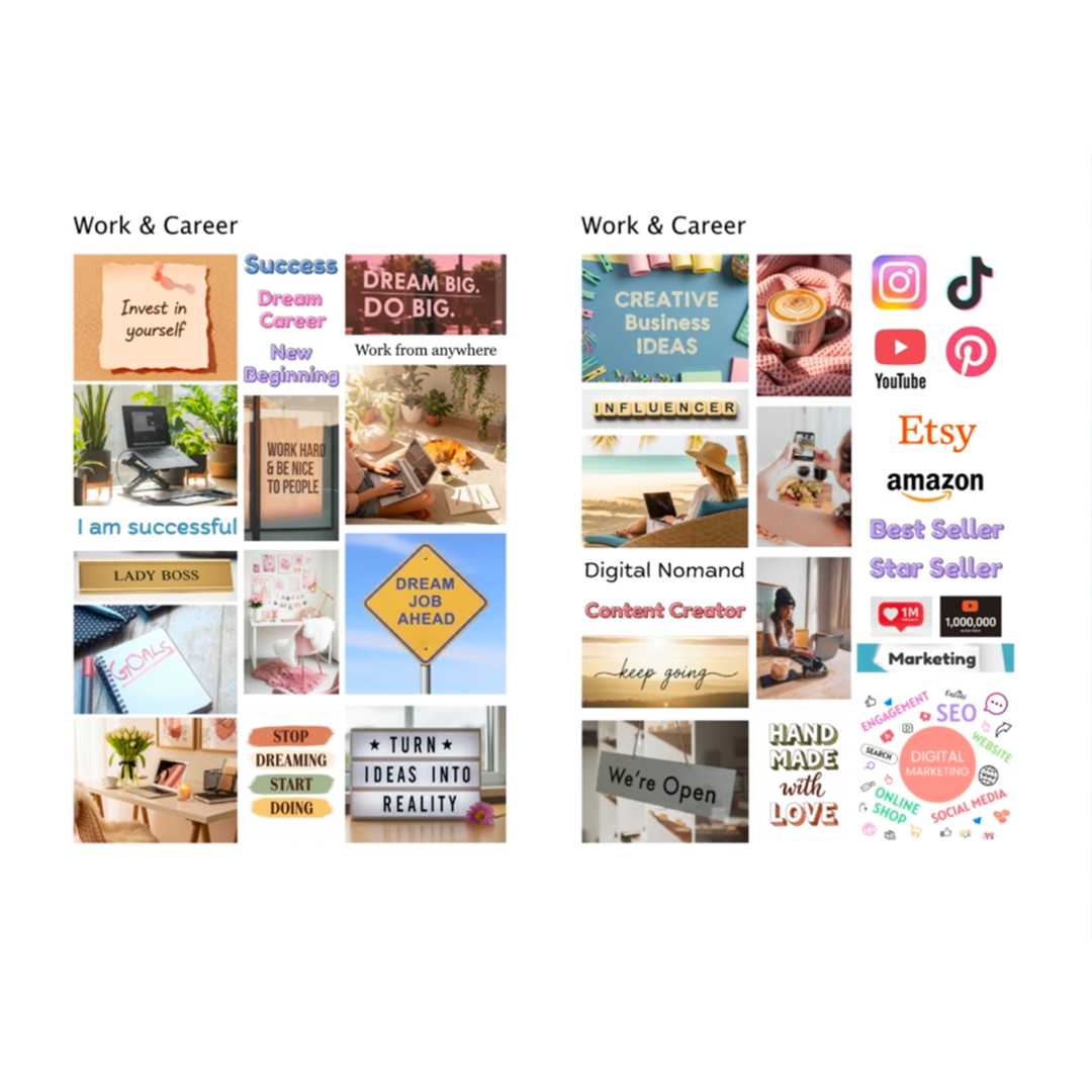 The Signature Vision Board Kit - Pastel Colors