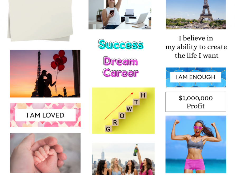 What to put on a vision board: images, affirmations, and goal-setting elements